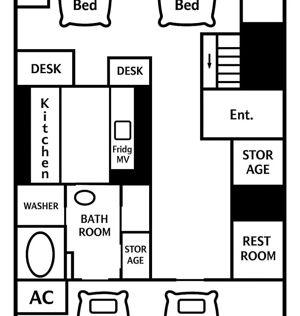 50M 2Dk Private Condo!Center Of Tokyo!5Min Akasaka Sta!! Japan